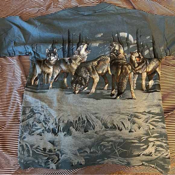 Vintage Signal Sport Single-Stitch Howling Wolves T-Shirt -  Size “Men’s” Medium - Picture 6 of 7
